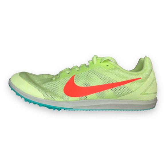 Nike Zoom Rival D Track Racing Spikes Barely Volt Green 907566-700 Men size 11.5 - Picture 3 of 8